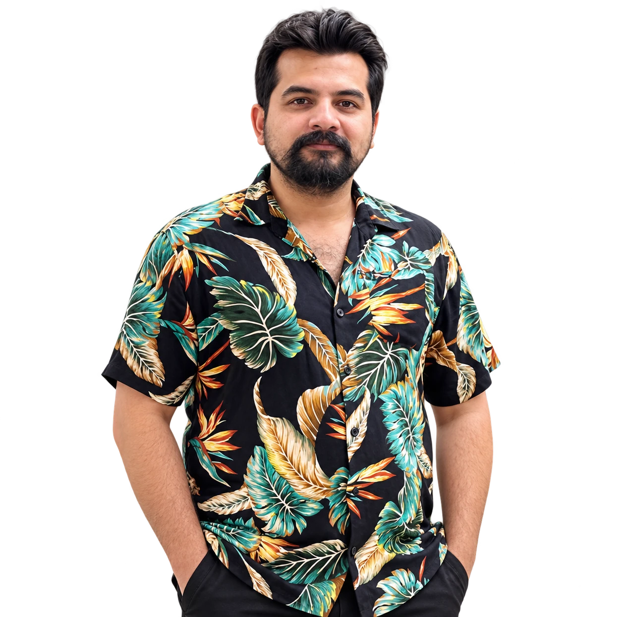 Portrait of Mr. Moshin, owner of Shama Motors